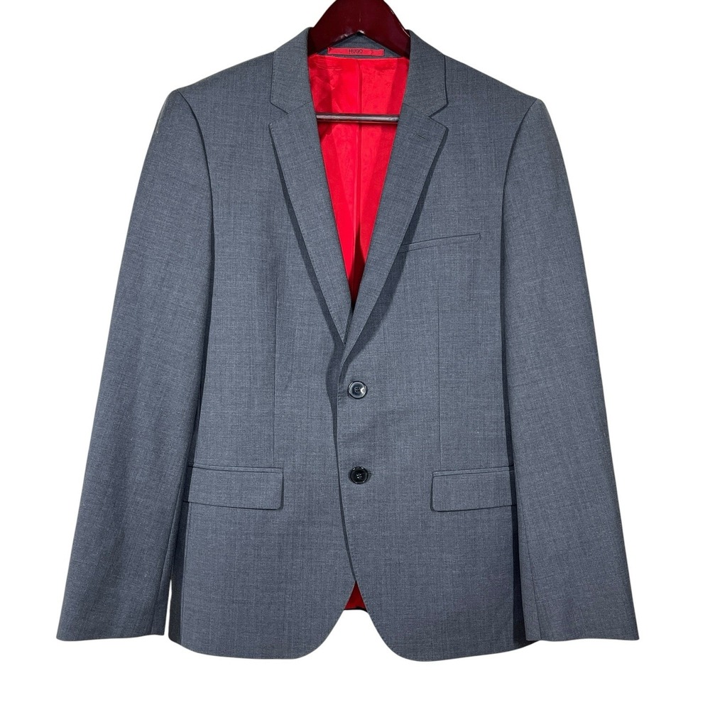 Hugo Boss Arti/Hesten193 Extra Slim Soft Structured Suit Coat 38R InfinitiFlex